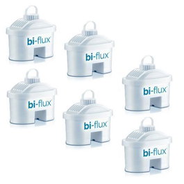 Laica F6S Filtro 5+1 BI-FLUX Universal para Reducir Cal, Cloro y Metales Pesados en el Agua